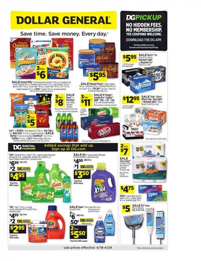 Dollar General (SC) Weekly Ad Flyer April 18 to April 24