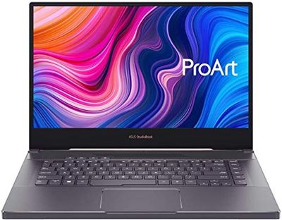 ASUS ProArt StudioBook 15 Mobile Workstation Laptop, 15.6” 4K UHD NanoEdge Bezel, Intel Core i7-9750H, 32GB DDR4, 512G+512GB RAID 0 SSD, NVIDIA GeForce RTX 2060, Windows 10 Pro, Star Grey, H500GV-XS76 $2492.44 (Reg $2766.89)