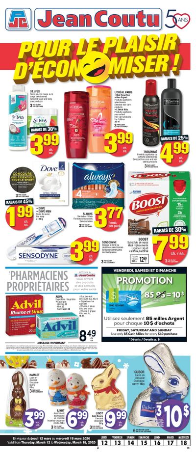 Jean Coutu (QC) Flyer March 12 to 18