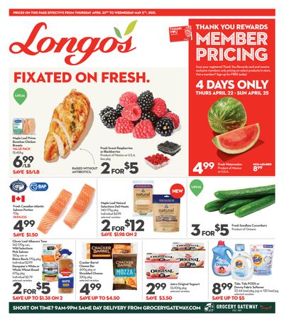 Longo's Flyer April 22 to May 5