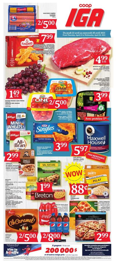 Coop IGA Flyer April 22 to 28