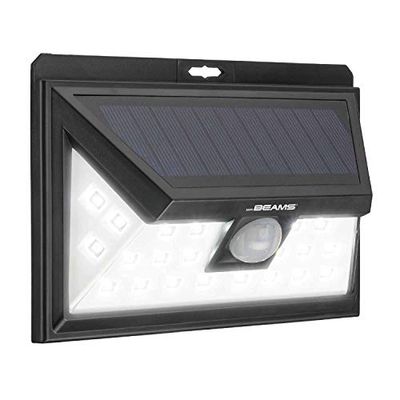 Mr. Beams Solar Wedge Plus 24 LED Security Outdoor Motion Sensor Wall Light, 1 Pack, Black $16.6 (Reg $25.10)