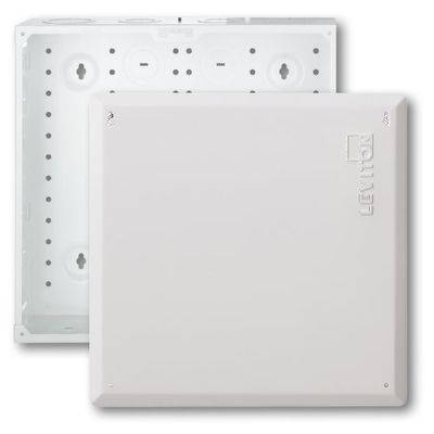 Leviton 47605-140 SMC Structured Media Enclosure with Cover, 14-Inch (White) $45.33 (Reg $62.96)