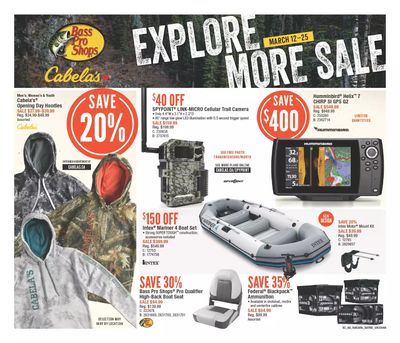Bass Pro Shops Flyer March 12 to 25