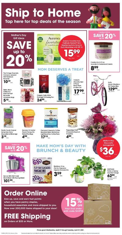 Fred Meyer (DC, DE, NJ, NY, PA, VA) Weekly Ad Flyer April 21 to April 27