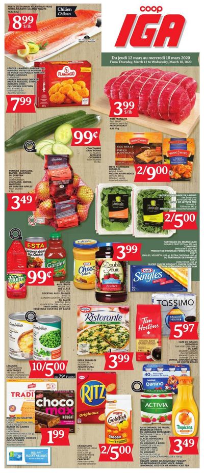 Coop IGA Flyer March 12 to 18