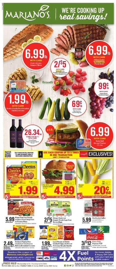 Mariano’s Weekly Ad Flyer April 21 to April 27