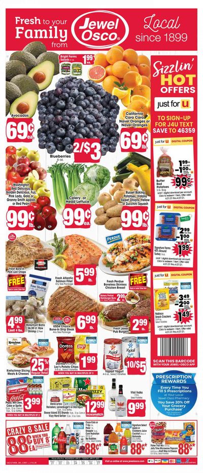 Jewel Osco (IN) Weekly Ad Flyer April 21 to April 27