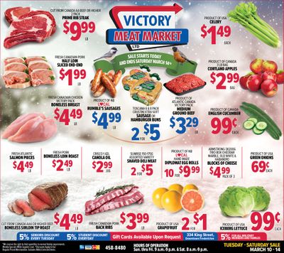 Victory Meat Market Flyer March 10 to 14