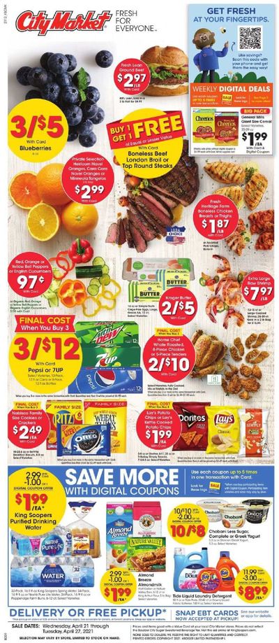 City Market (CO, NM, UT, WY) Weekly Ad Flyer April 21 to April 27
