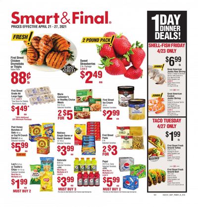 Smart & Final (AZ, CA, NV) Weekly Ad Flyer April 21 to April 27
