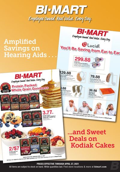 Bi-Mart Weekly Ad Flyer April 14 to April 27