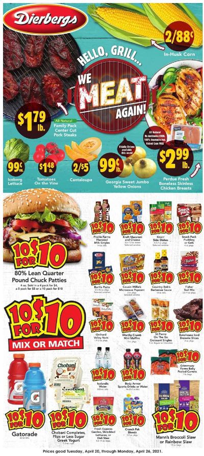 Dierbergs (IL, MO) Weekly Ad Flyer April 20 to April 26
