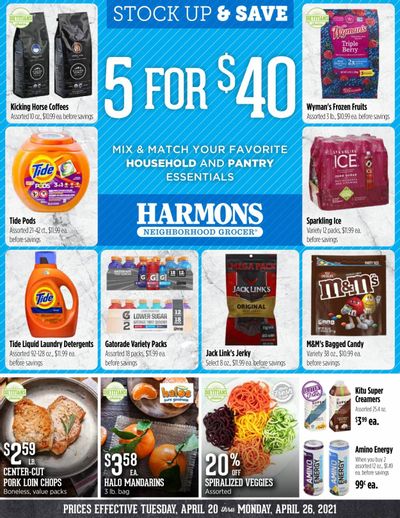 Harmons Weekly Ad Flyer April 20 to April 26
