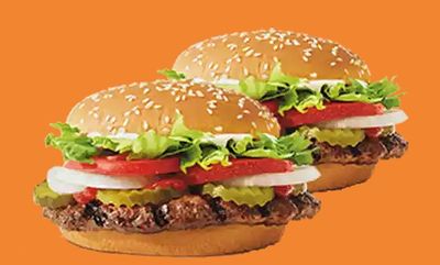 2 For $8 Whopper at Burger King