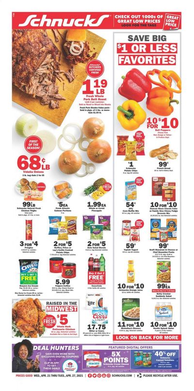 Schnucks (IA, IL, IN, MO, WI) Weekly Ad Flyer April 21 to April 27