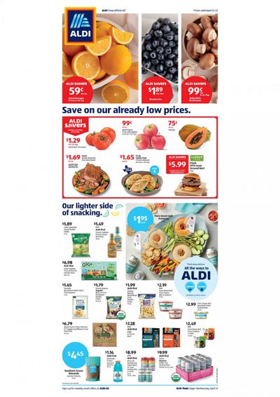 ALDI Weekly Ad Flyer April 21 to April 27