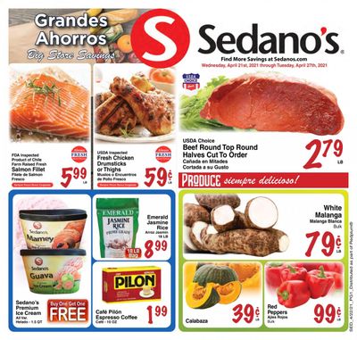 Sedano's (FL) Weekly Ad Flyer April 21 to April 27