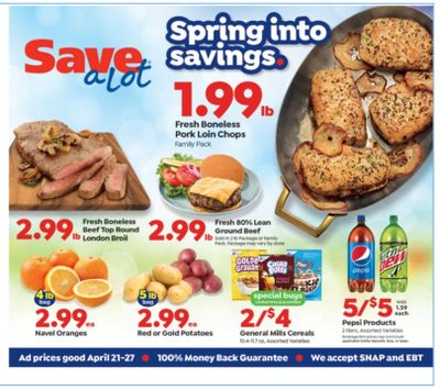 Save a Lot Weekly Ad Flyer April 21 to April 27