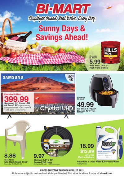 Bi-Mart Weekly Ad Flyer April 21 to April 27