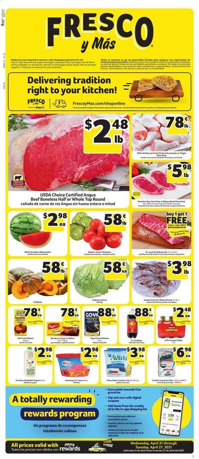 Fresco y Más Weekly Ad Flyer April 21 to April 27