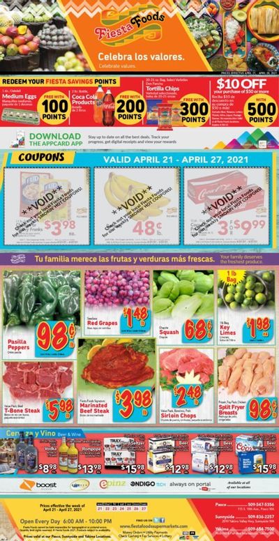 Fiesta Foods SuperMarkets Weekly Ad Flyer April 21 to April 27