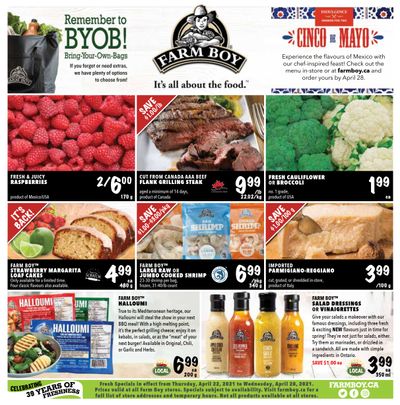 Farm Boy Flyer April 22 to 28