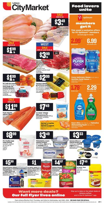 Loblaws City Market (West) Flyer April 22 to 28