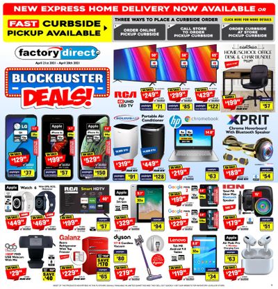 Factory Direct Flyer April 21 to 28