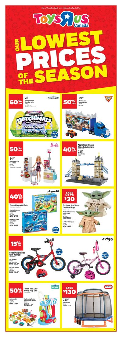 Toys R Us Flyer April 22 to 28