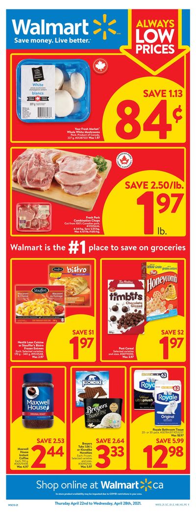 Walmart (Atlantic) Flyer April 22 to 28