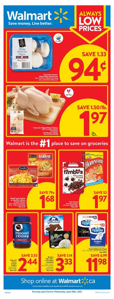 Walmart (West) Flyer April 22 to 28