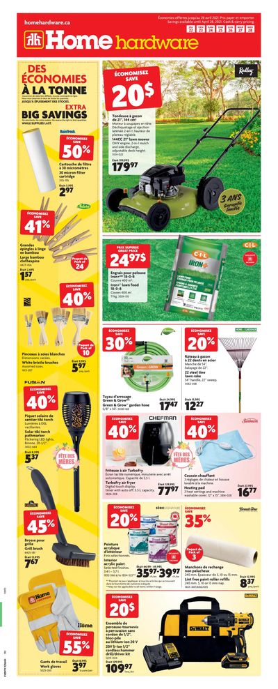 Home Hardware (QC) Flyer April 22 to 28
