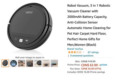 Amazon Canada Deals: Save 47% on Robot Vacuum + 2 Slice Toaster with Glass Window + More Offers Amazon Canada Deals: Save 47% on Robot Vacuum + 2 Slice Toaster with Glass Window + More Offers
