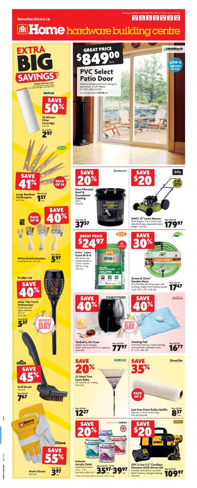 Home Hardware Building Centre (Atlantic) Flyer April 22 to 28