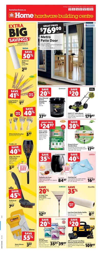 Home Hardware Building Centre (BC) Flyer April 22 to 28