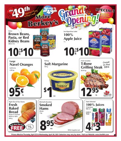 The 49th Parallel Grocery Flyer April 22 to 28