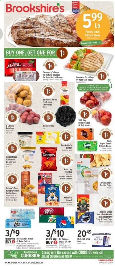Brookshires Weekly Ad Flyer April 21 to April 27