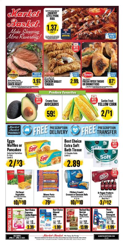 Market Basket (LA, TX) Weekly Ad Flyer April 21 to April 27
