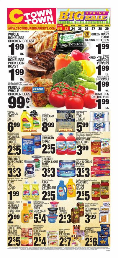 C-Town Weekly Ad Flyer April 23 to April 29