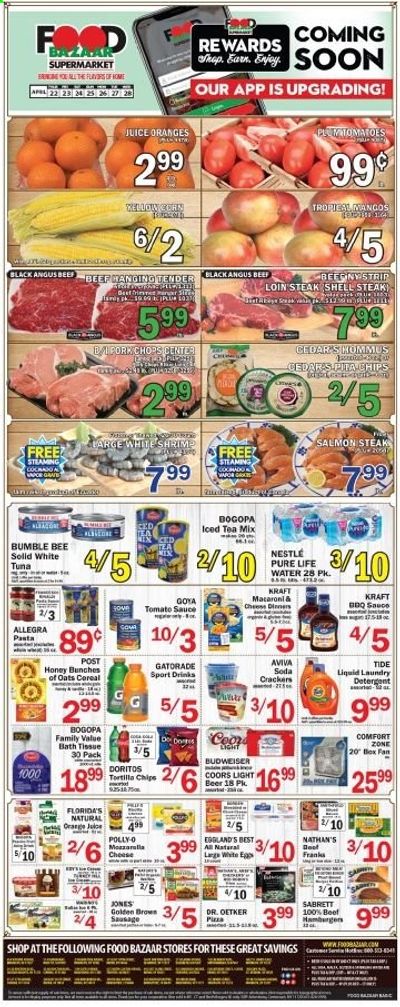 Food Bazaar (CT, NJ, NY) Weekly Ad Flyer April 22 to April 28