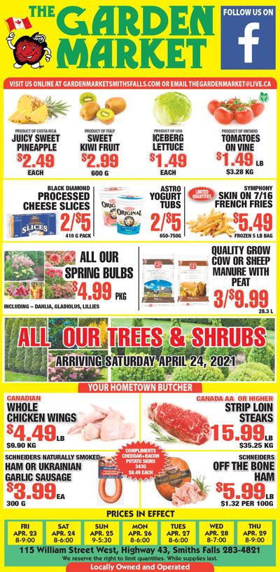 The Garden Market Flyer April 23 to 29