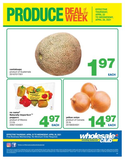 Wholesale Club (ON) Produce Deal of the Week Flyer April 22 to 28