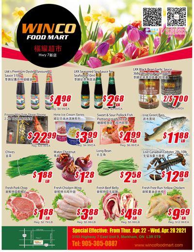 WinCo Food Mart (HWY 7) Flyer April 22 to 28