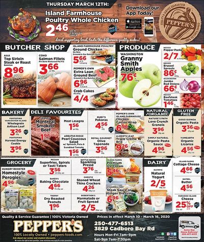 Pepper's Foods Flyer March 10 to 16