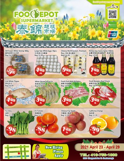 Food Depot Supermarket Flyer April 23 to 29