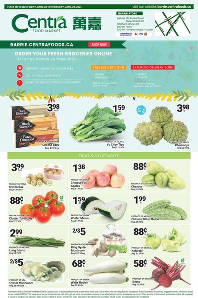 Centra Foods (Barrie) Flyer April 23 to 29