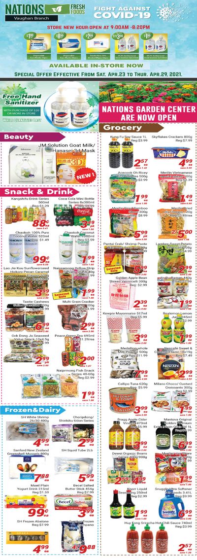 Nations Fresh Foods (Vaughan) Flyer April 23 to 29