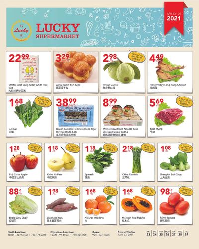 Lucky Supermarket (Edmonton) Flyer April 23 to 29