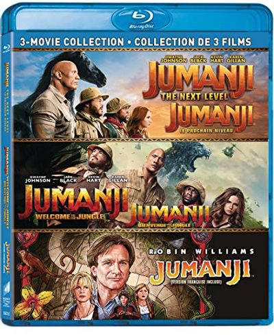 Jumanji (1995) / Jumanji: The Next Level / Jumanji: Welcome to the Jungle - Set [Blu-ray] (Bilingual) $15 (Reg $20.00)